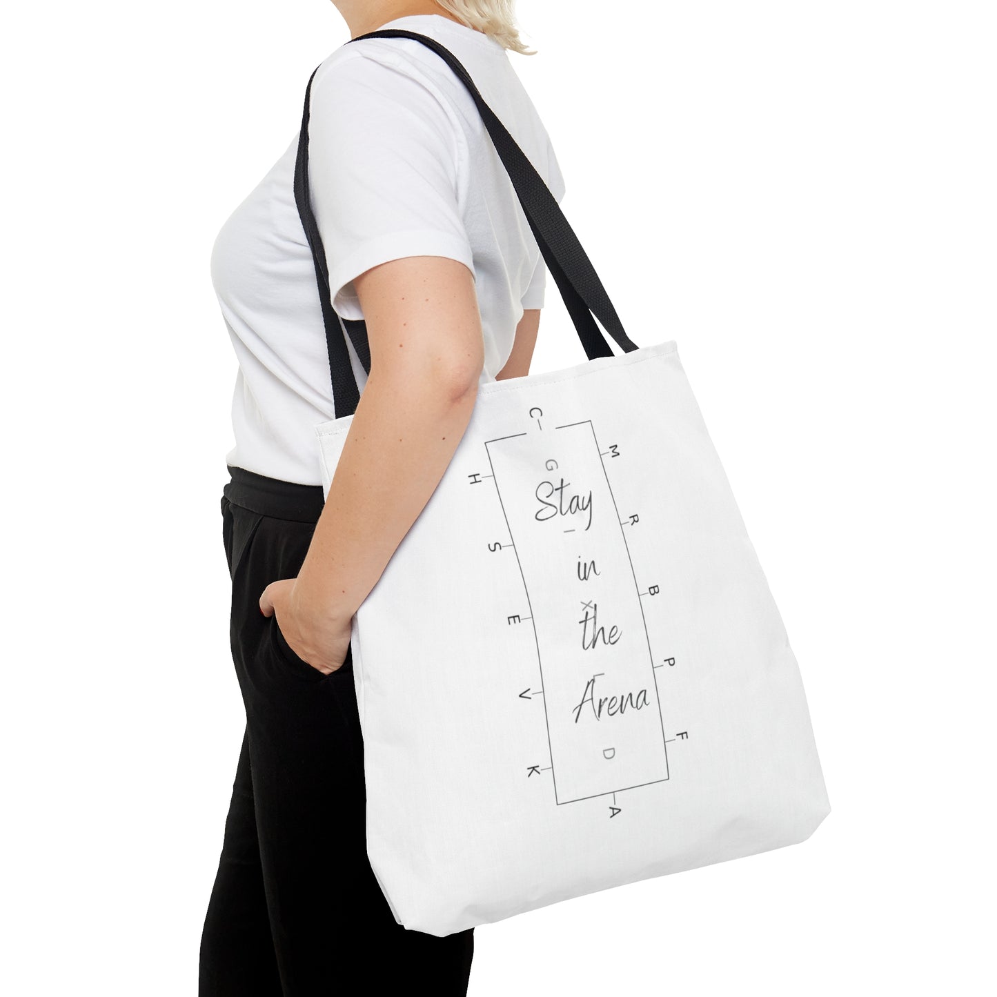 Stay in the Arena Tote Bag (AOP) - SonaEquestrian