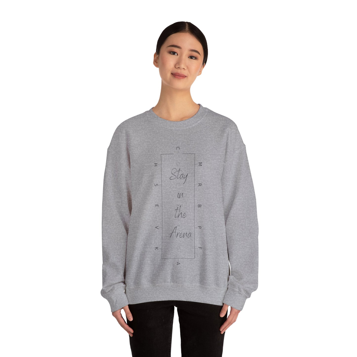 Stay in the Arena Crewneck Sweatshirt - SonaEquestrian