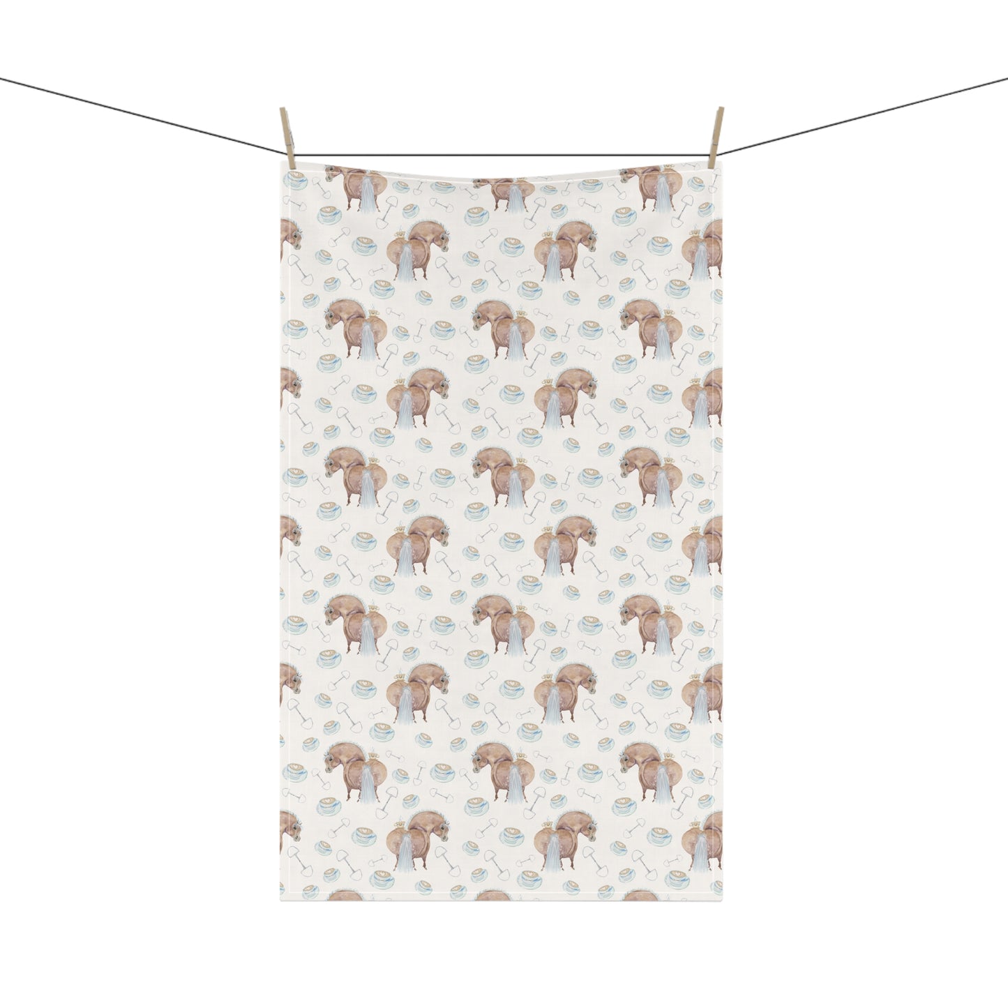 Adorable Little Cup of Love Cotton Tea Towel
