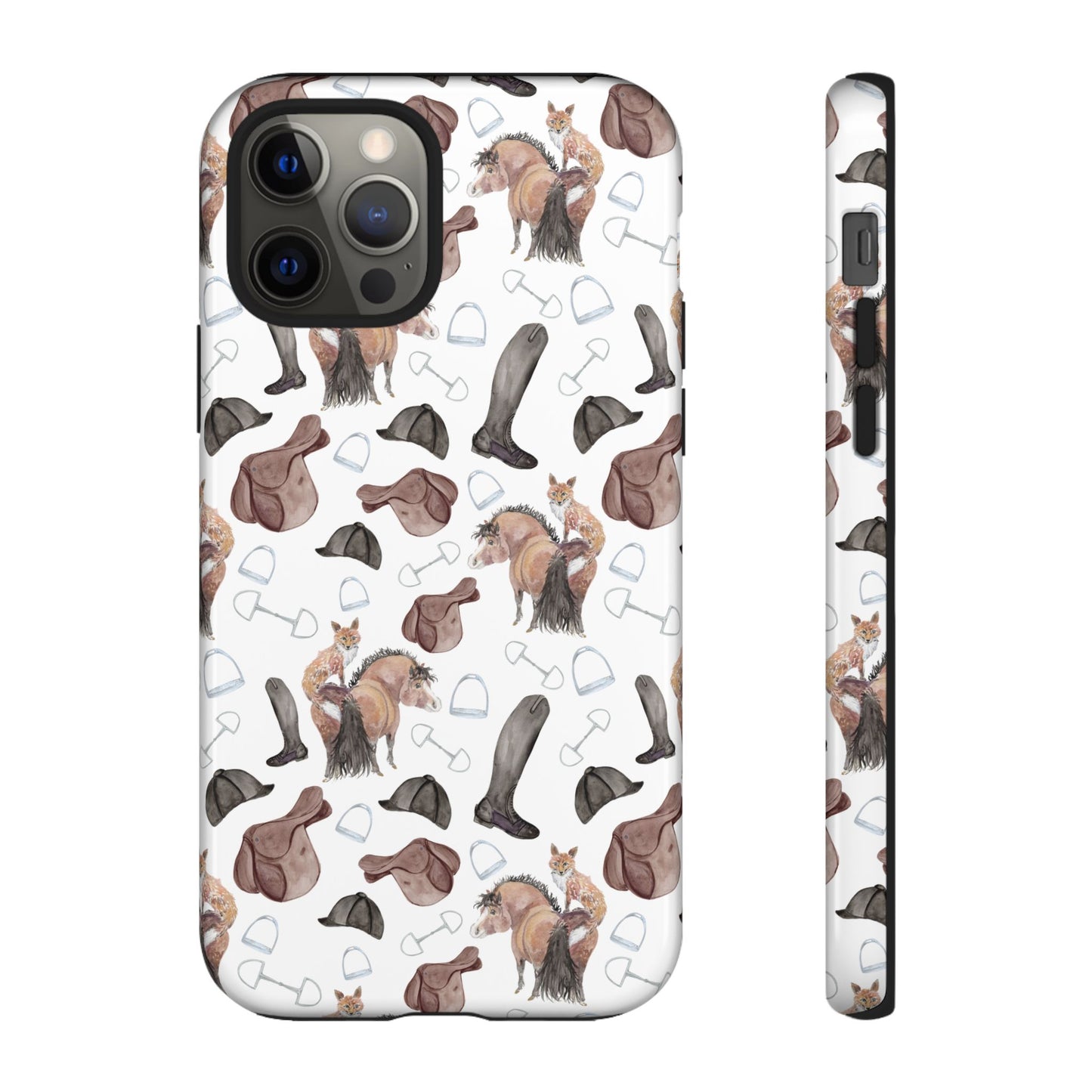 Adorable Little Pony and Fox Print Tough Phone Case