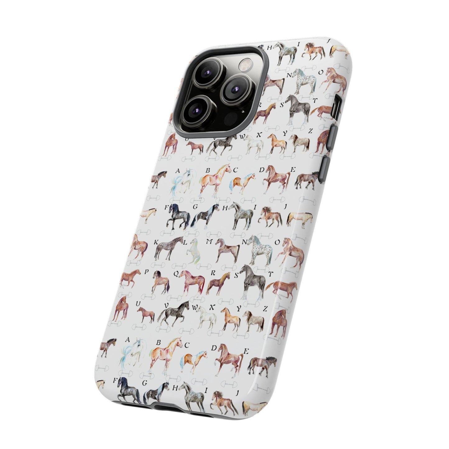 ABC Horse Breeds Tough Phone Case