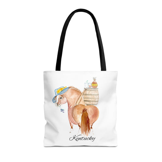 Kentucky Horse Tote Bag - Whimsical Equestrian Design
