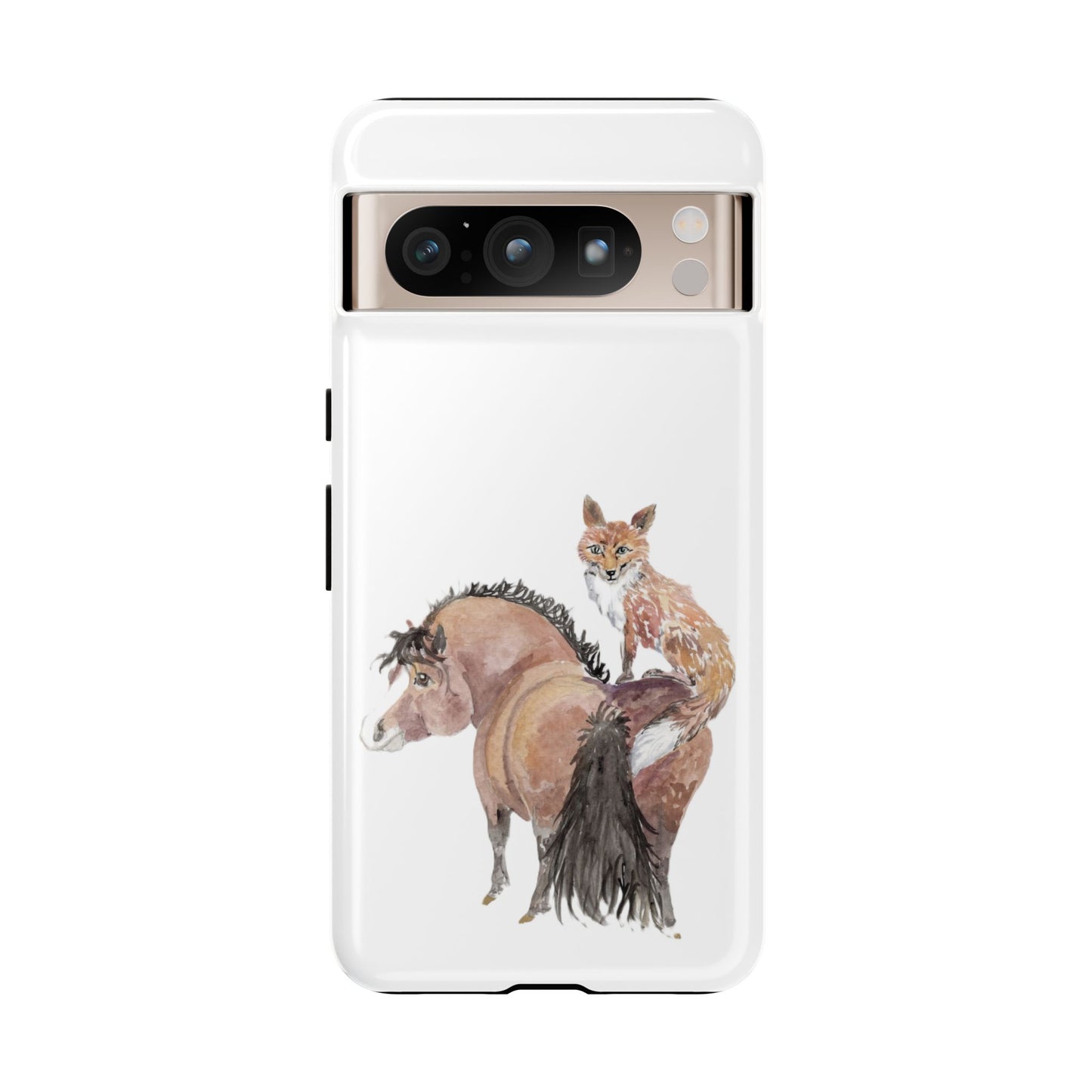 Adorable Little Pony and Fox Friend Tough Phone Case