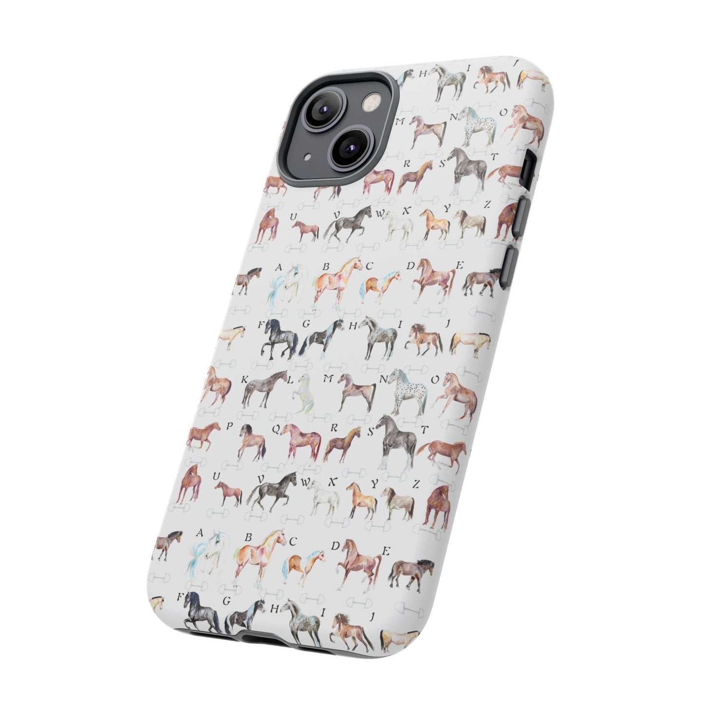 ABC Horse Breeds Tough Phone Case