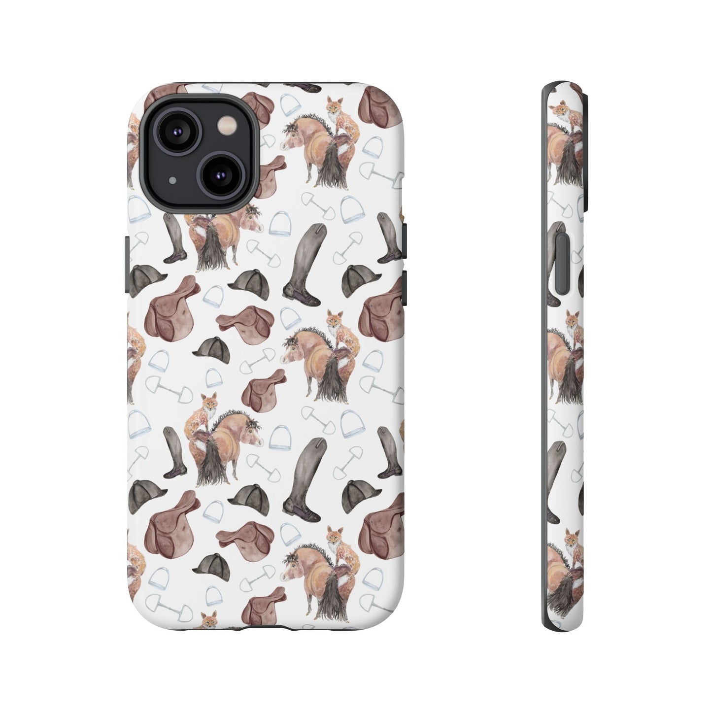 Adorable Little Pony and Fox Print Tough Phone Case
