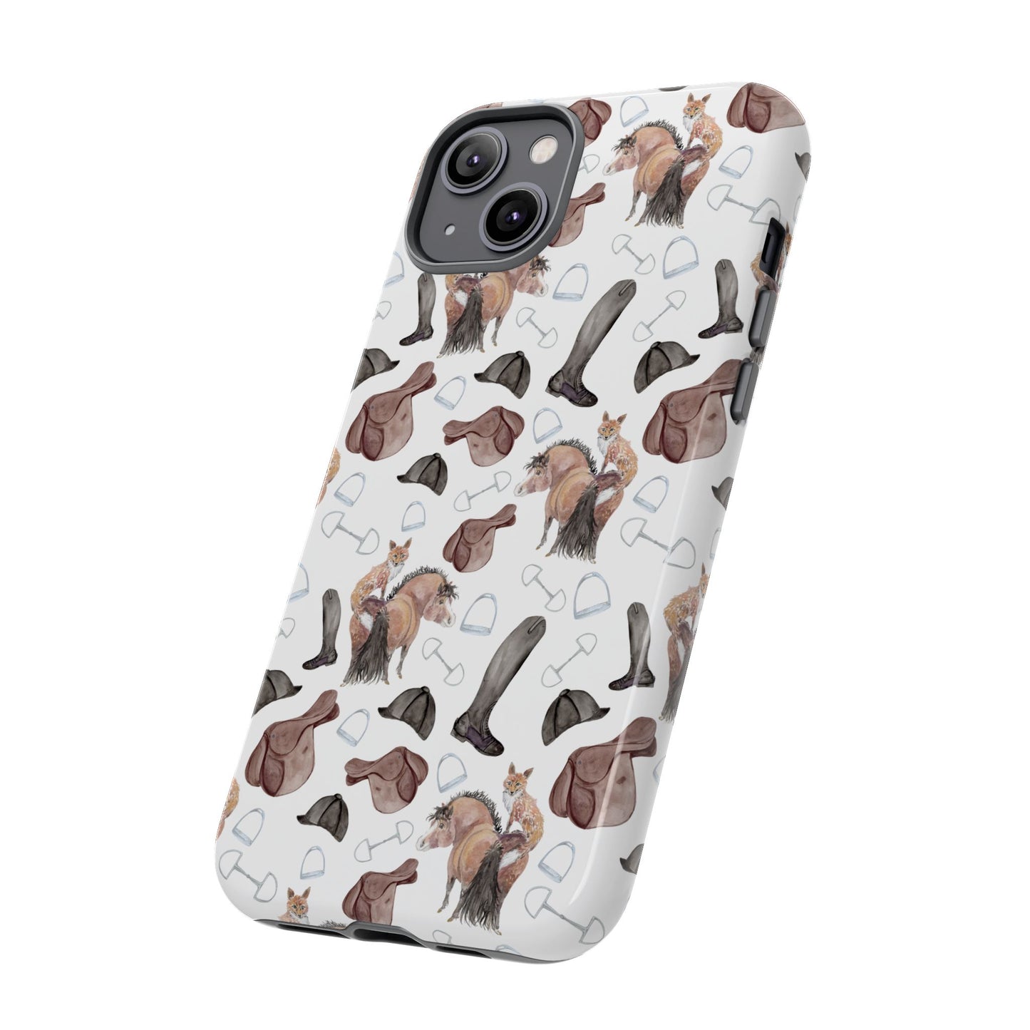 Adorable Little Pony and Fox Print Tough Phone Case