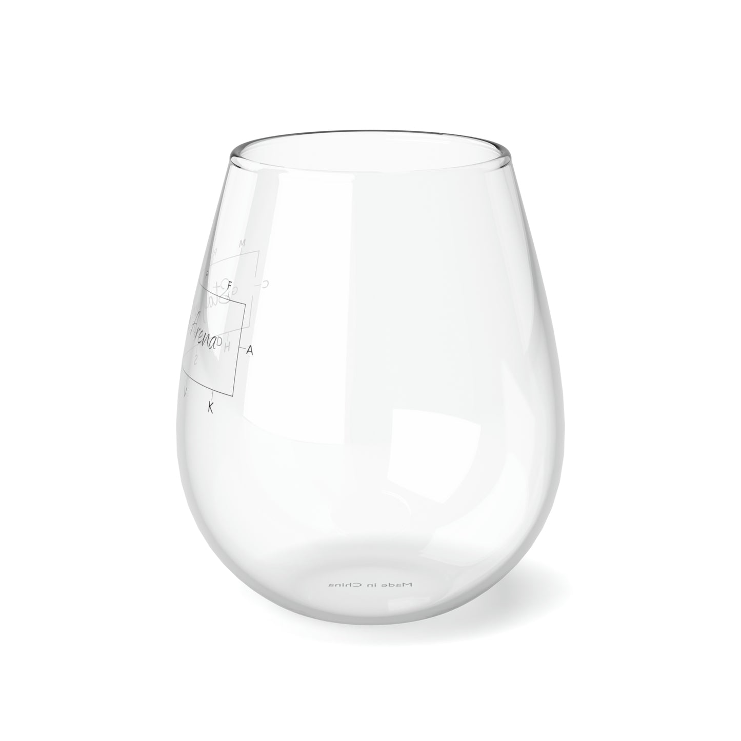 Stay in the Arena Stemless Wine Glass, 11.75oz - SonaEquestrian