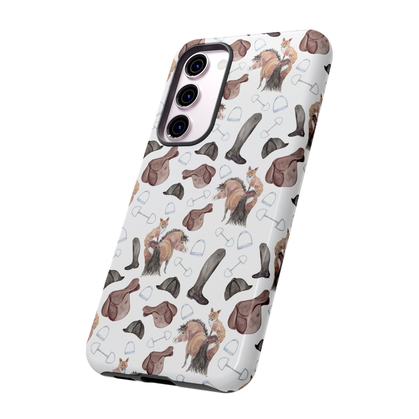 Adorable Little Pony and Fox Print Tough Phone Case