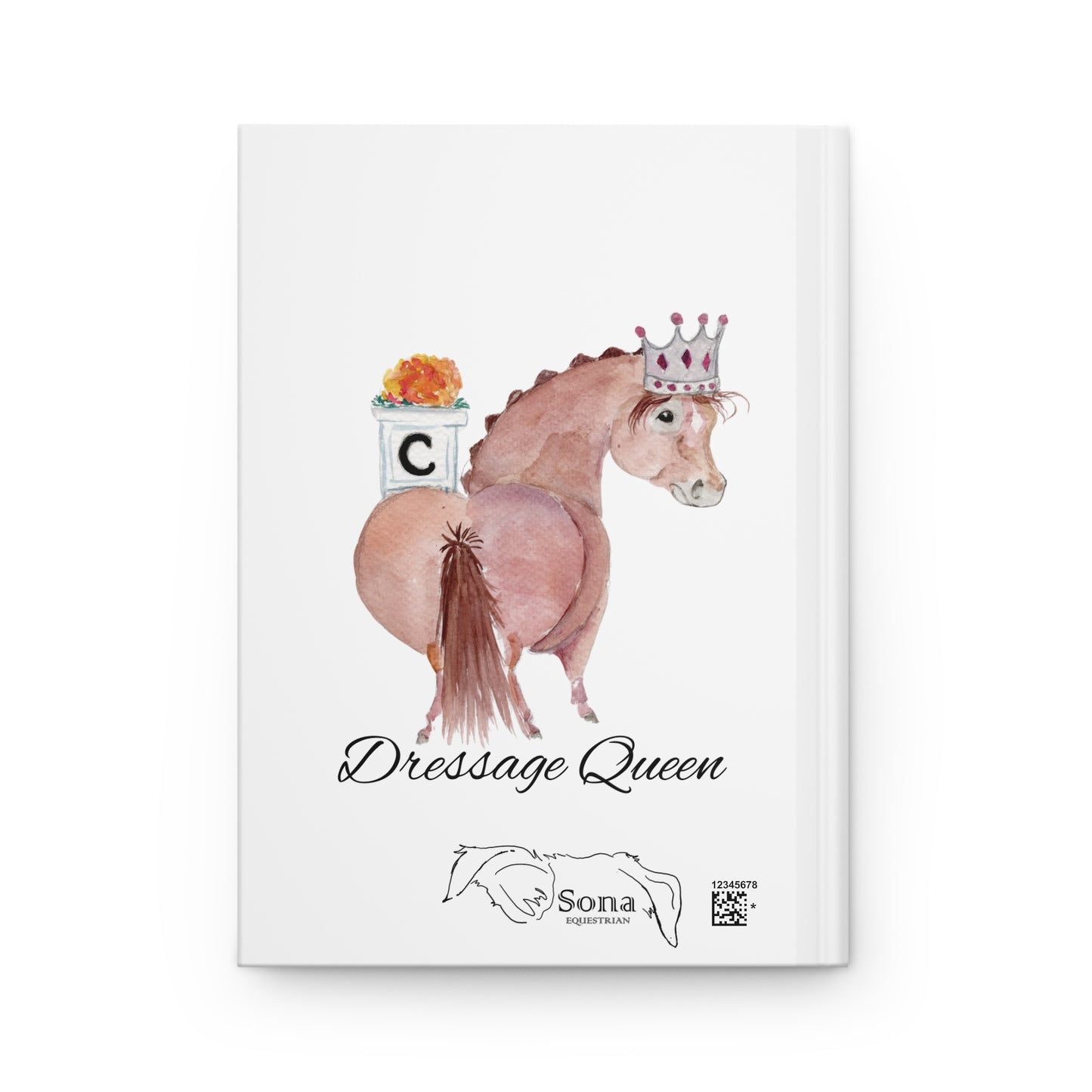 Hardcover Journal Matte -Dressage Queen