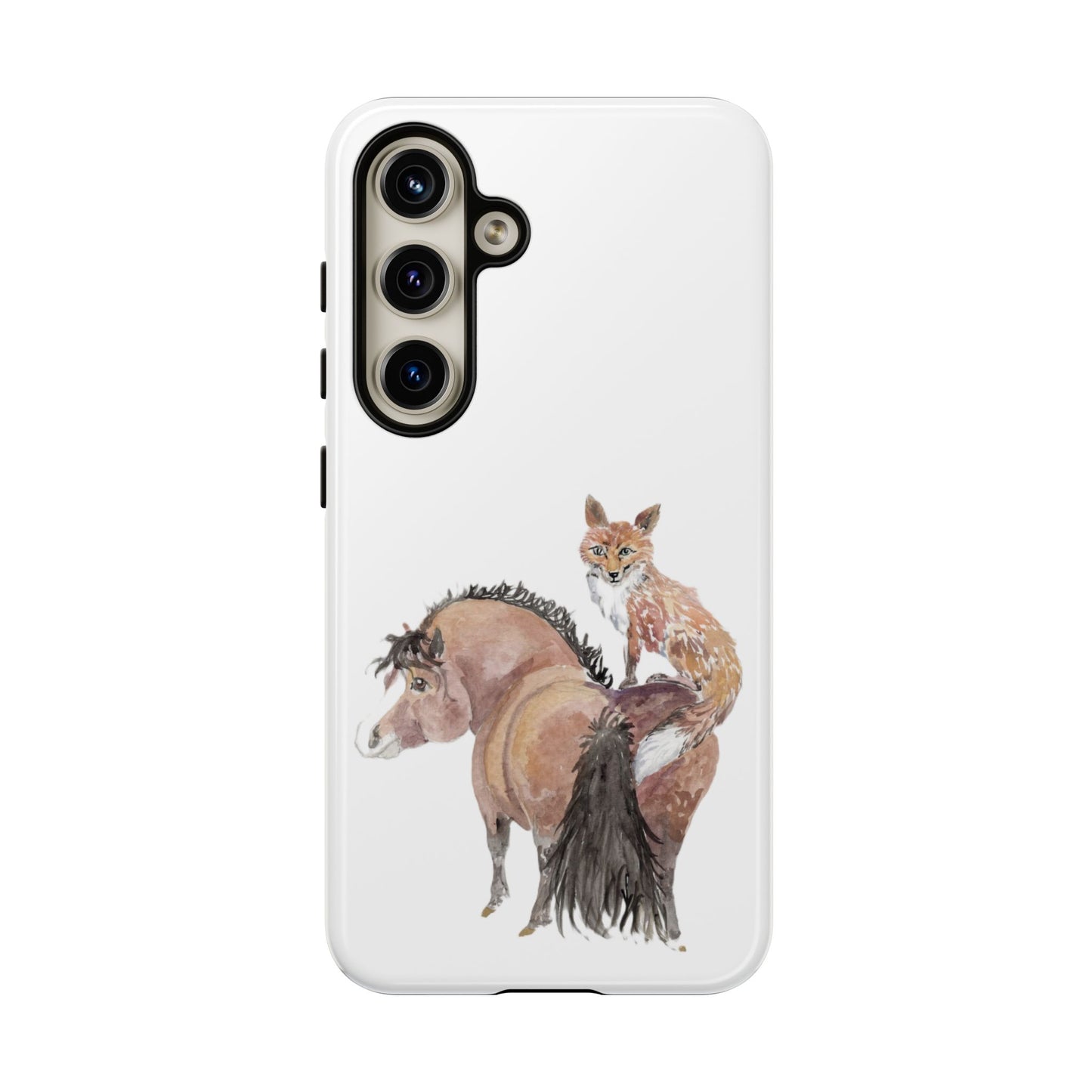 Adorable Little Pony and Fox Friend Tough Phone Case