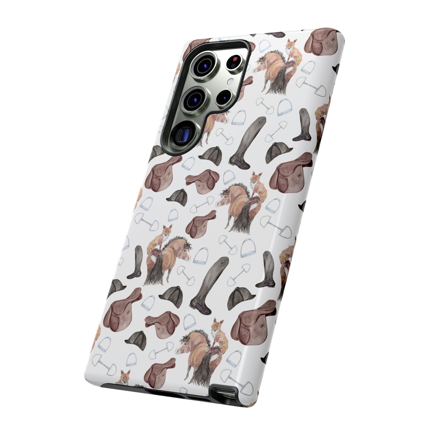 Adorable Little Pony and Fox Print Tough Phone Case