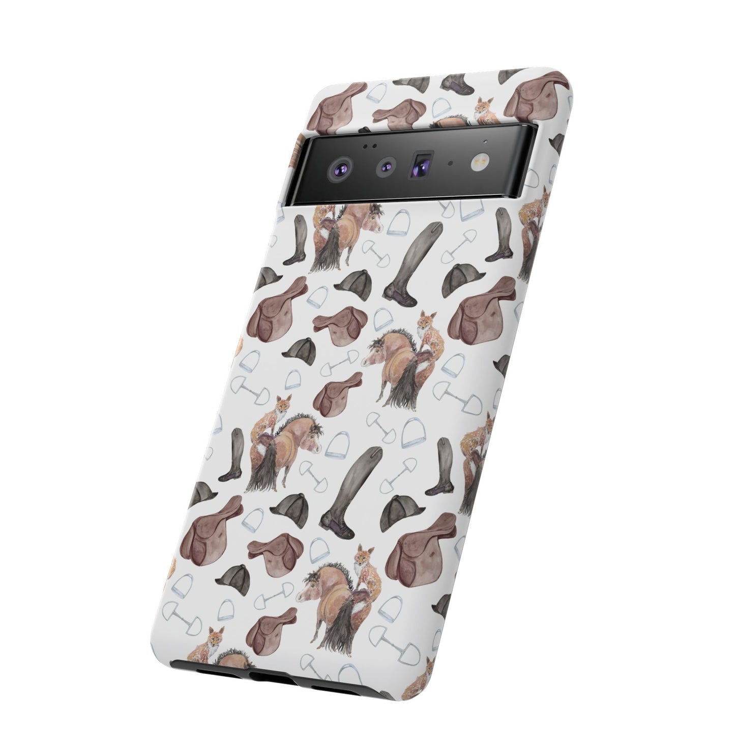 Adorable Little Pony and Fox Print Tough Phone Case
