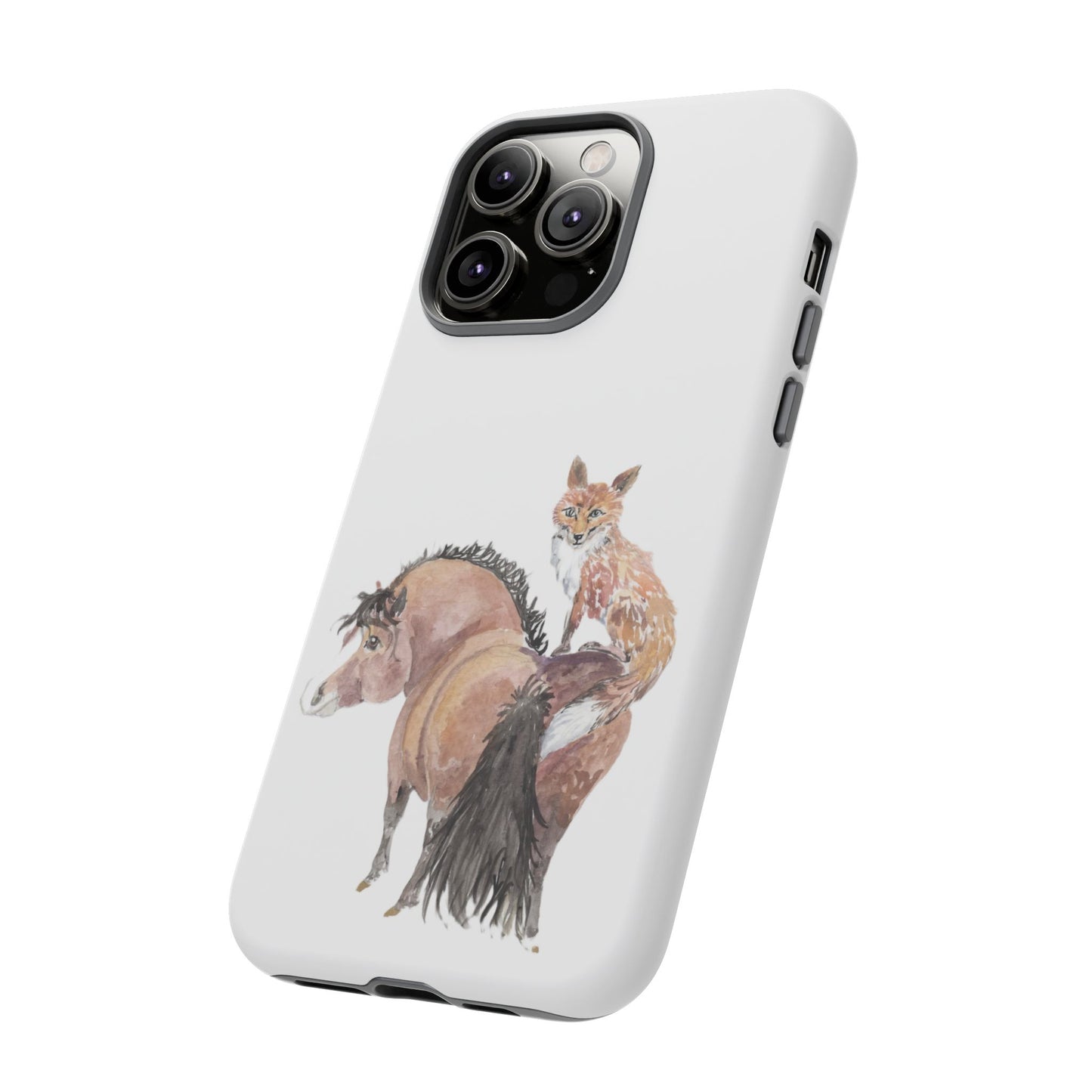 Adorable Little Pony and Fox Friend Tough Phone Case