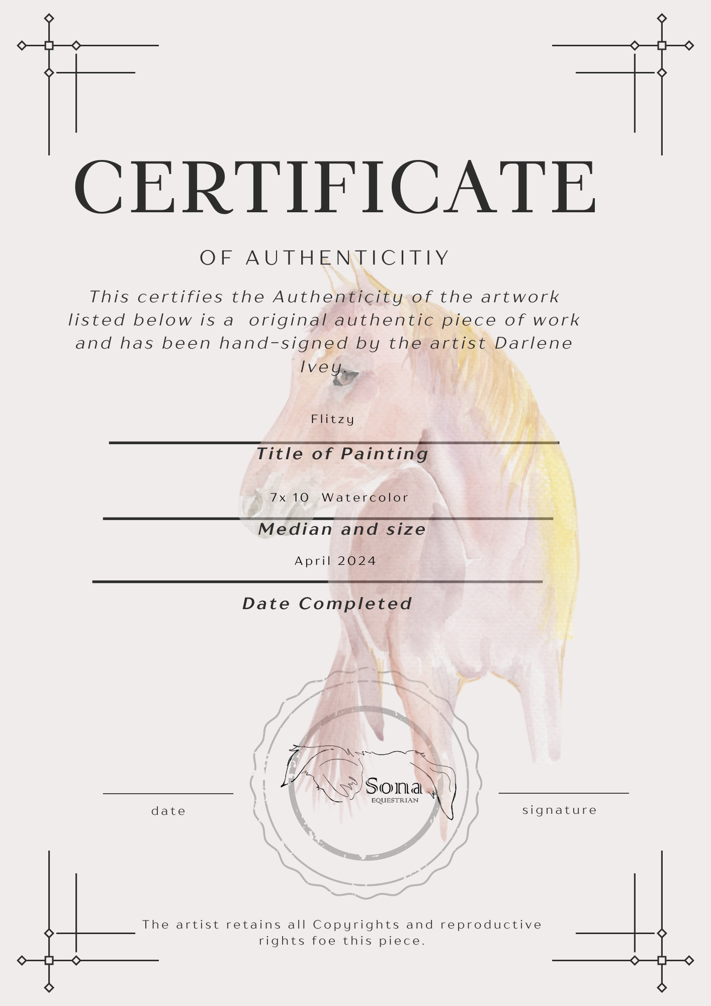 Commision- Flitzy - SonaEquestrian