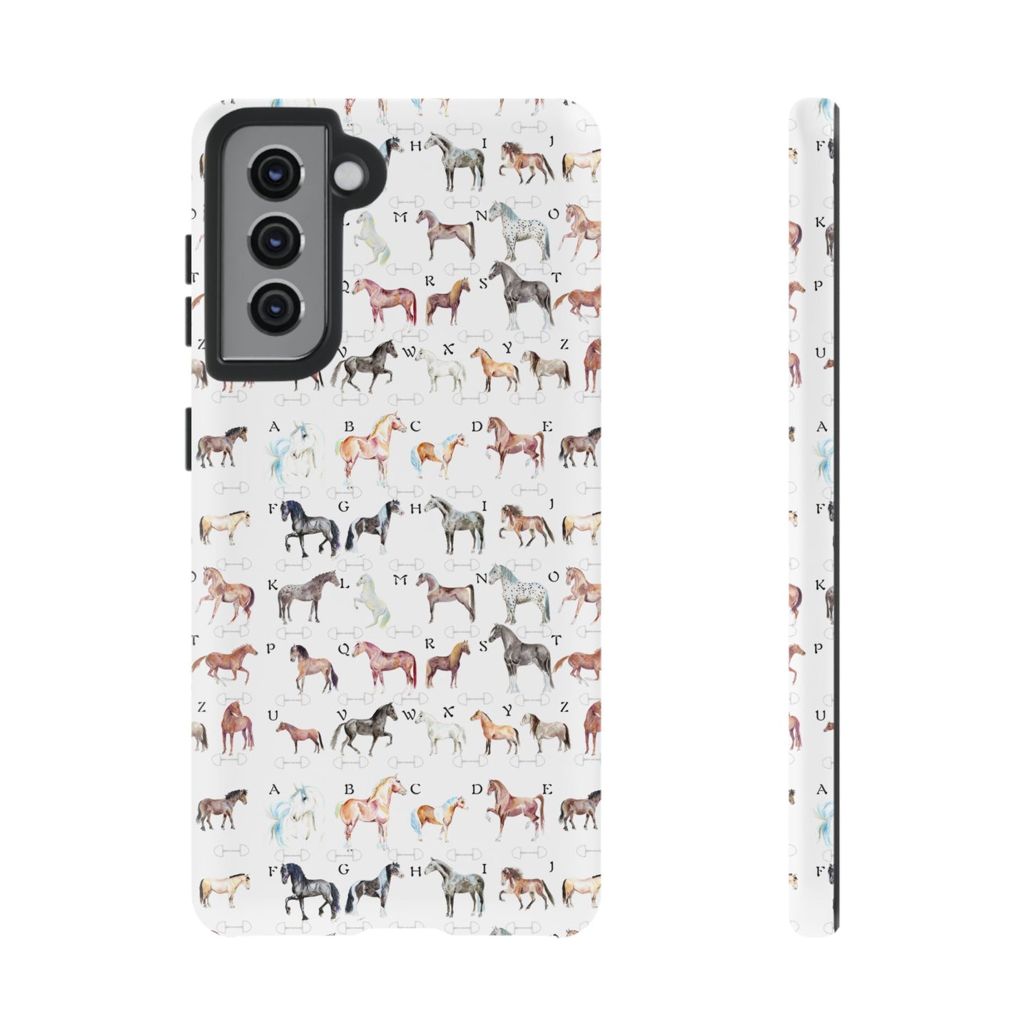 ABC Horse Breeds Tough Phone Case