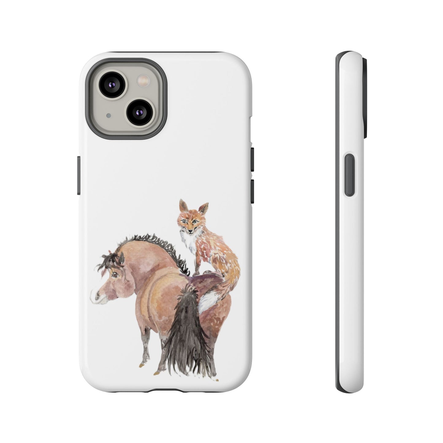 Adorable Little Pony and Fox Friend Tough Phone Case