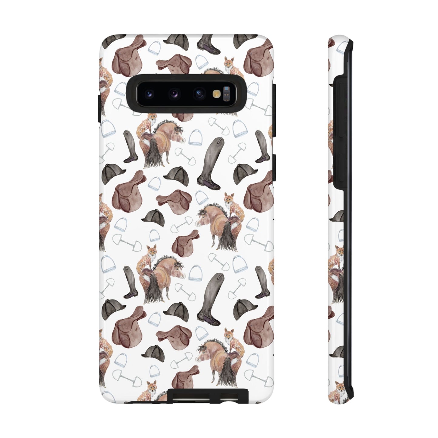 Adorable Little Pony and Fox Print Tough Phone Case