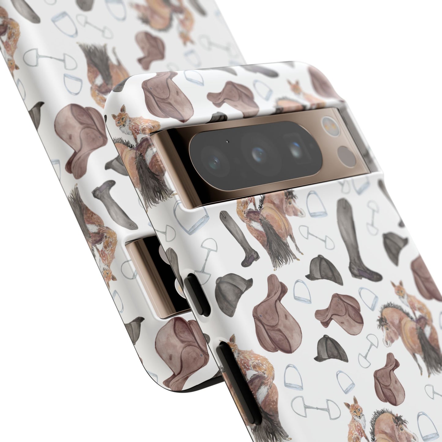 Adorable Little Pony and Fox Print Tough Phone Case