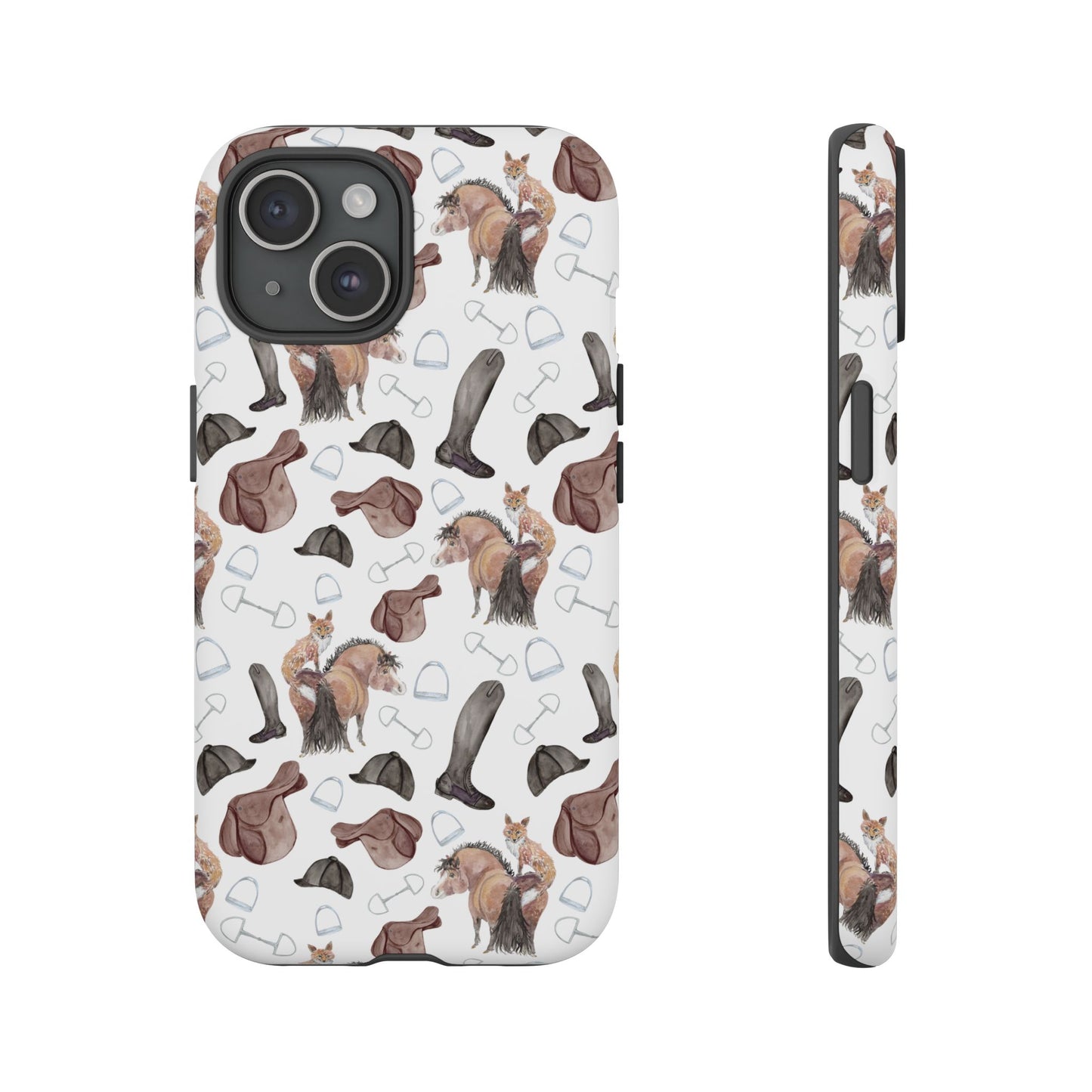 Adorable Little Pony and Fox Print Tough Phone Case