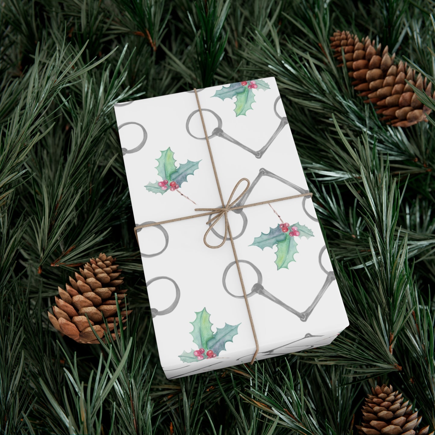 Bits and Holly Gift Wrap Papers
