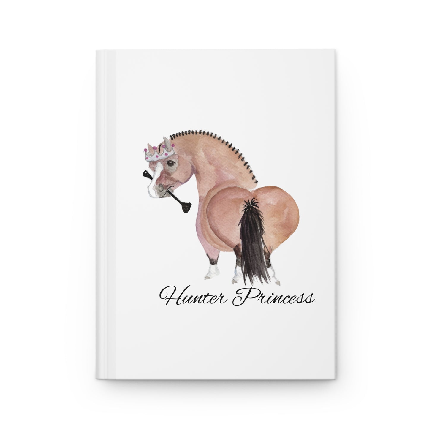 Hardcover Journal Matte -Adorable little hunter Princess