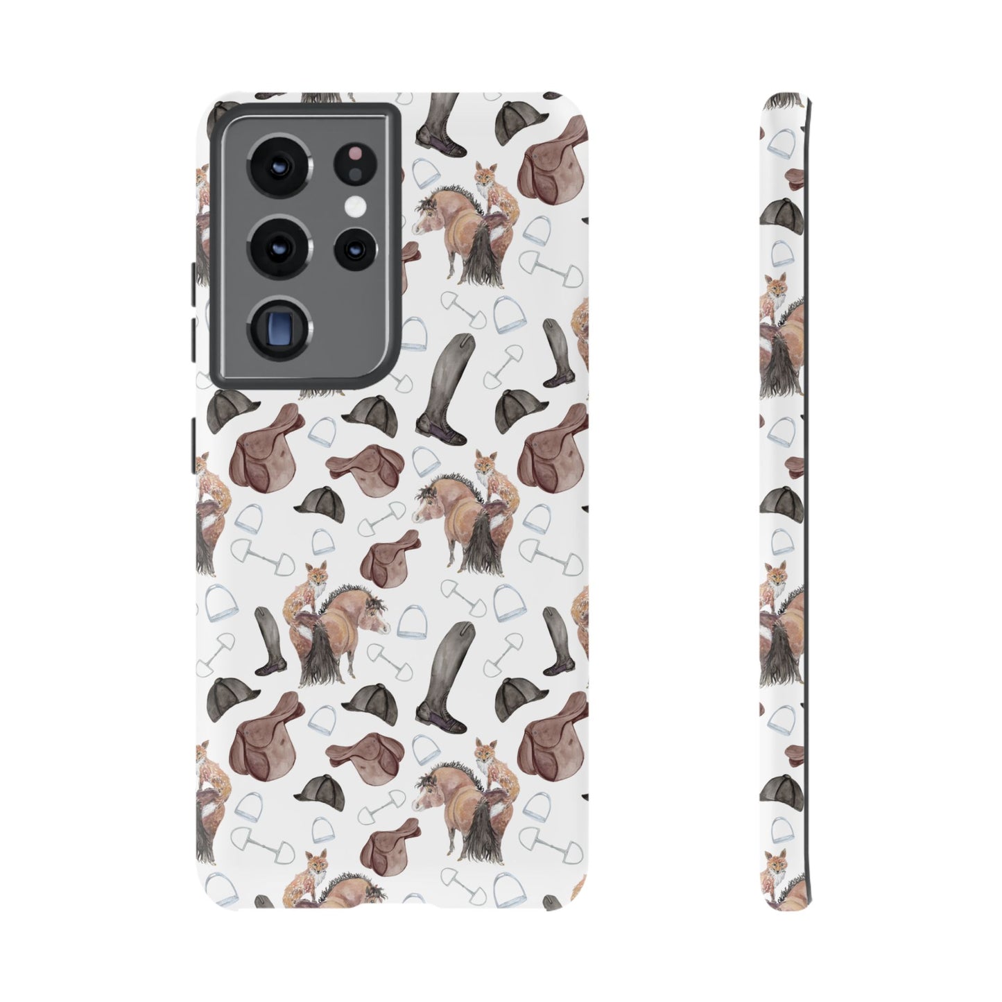 Adorable Little Pony and Fox Print Tough Phone Case