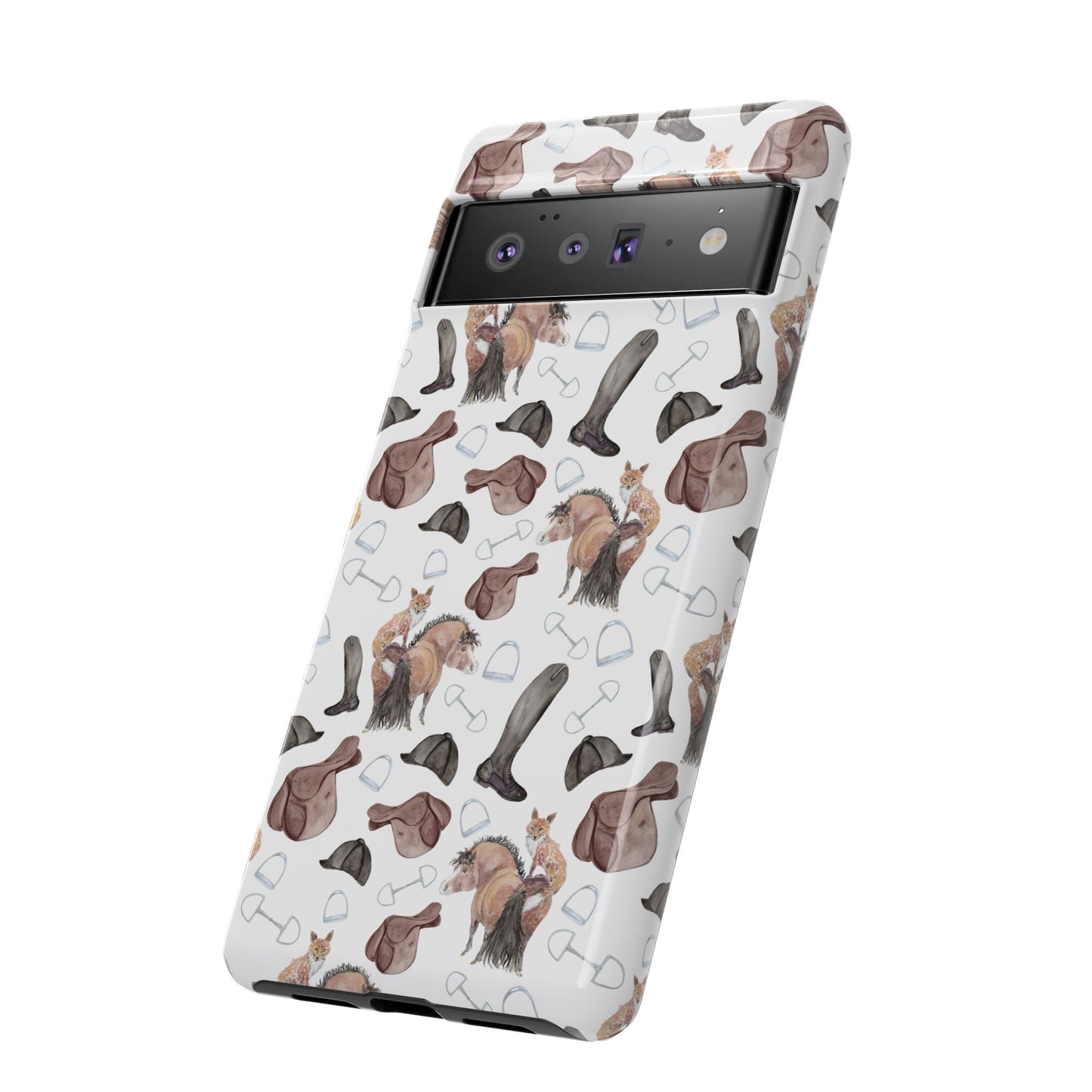 Adorable Little Pony and Fox Print Tough Phone Case