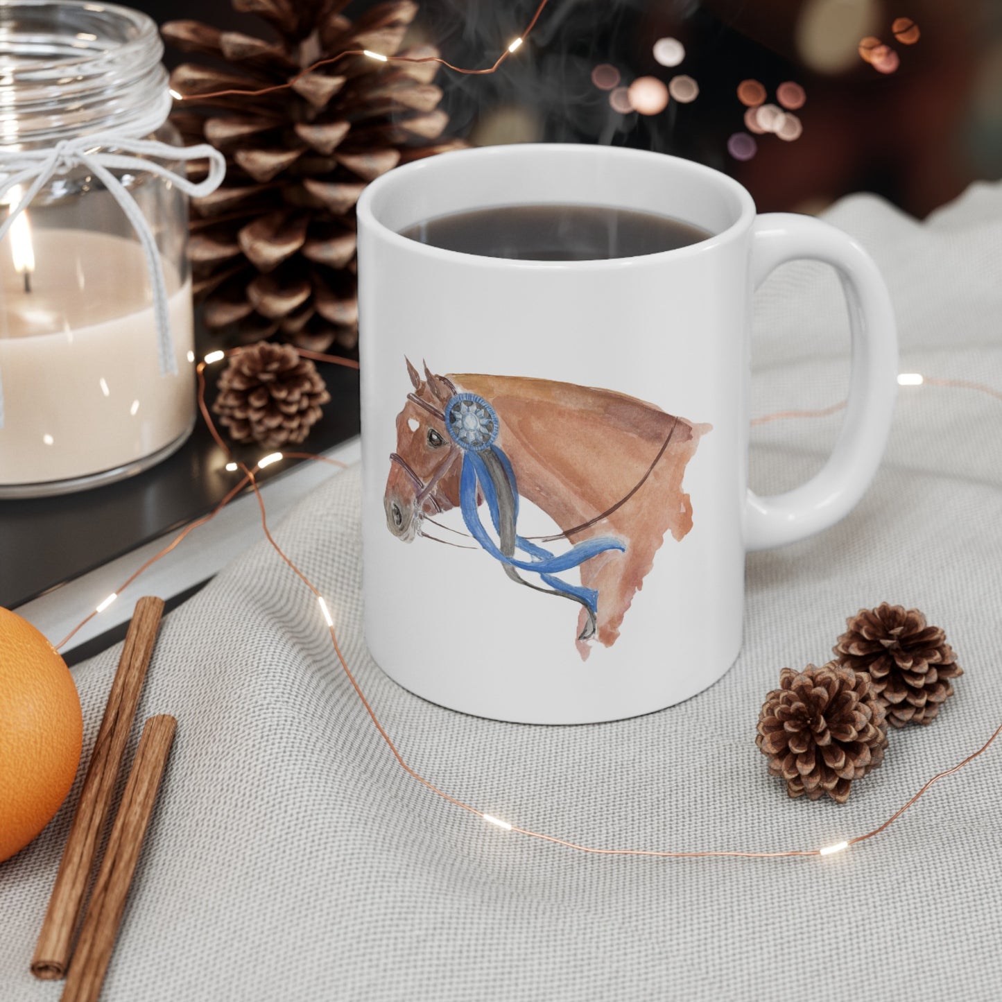 Calvin Regal in Royal Ceramic Mug, (11oz, 15oz)