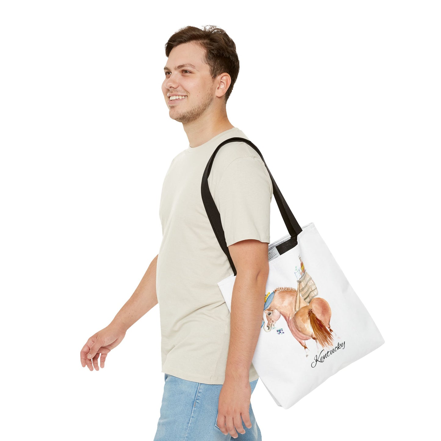 Kentucky Horse Tote Bag - Whimsical Equestrian Design