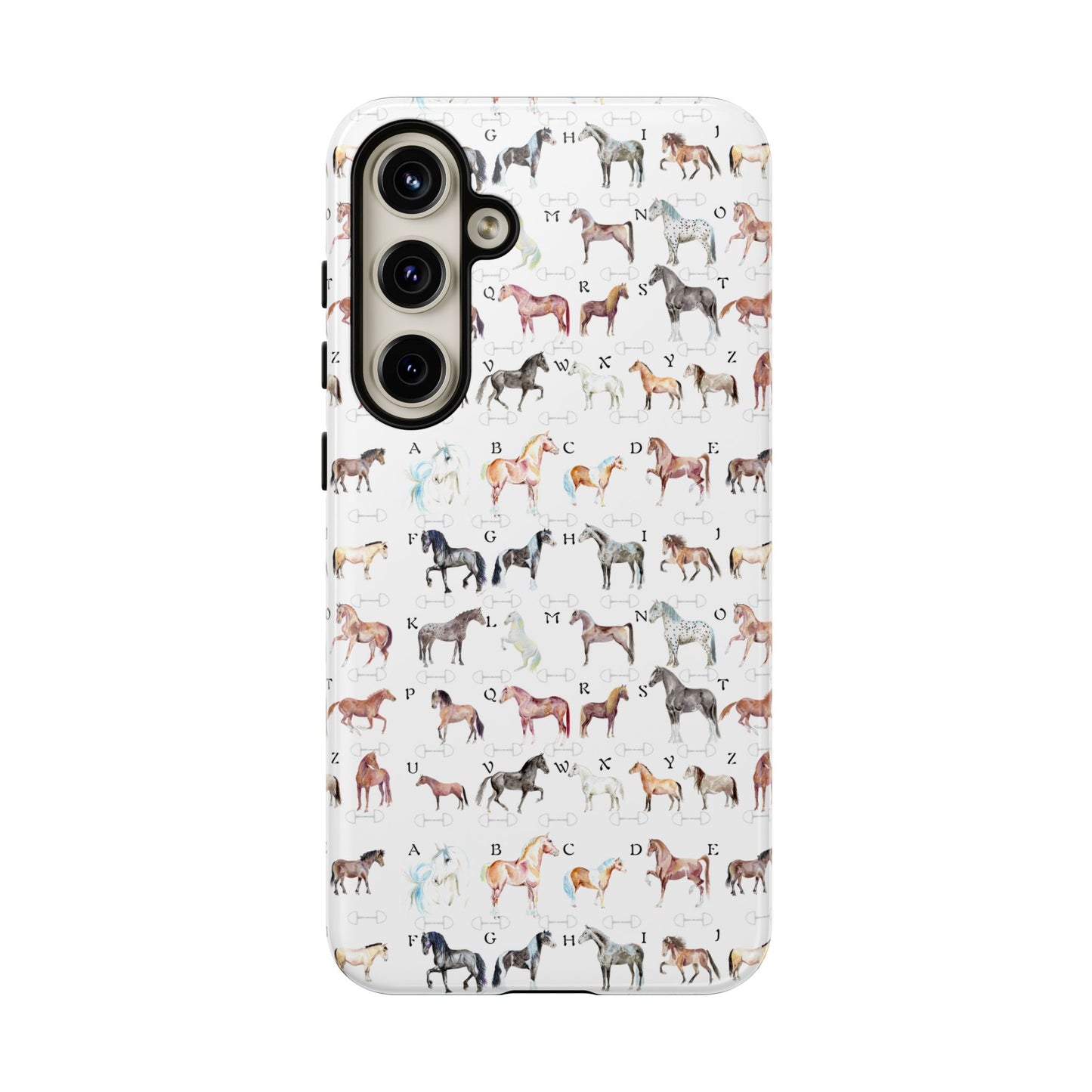 ABC Horse Breeds Tough Phone Case