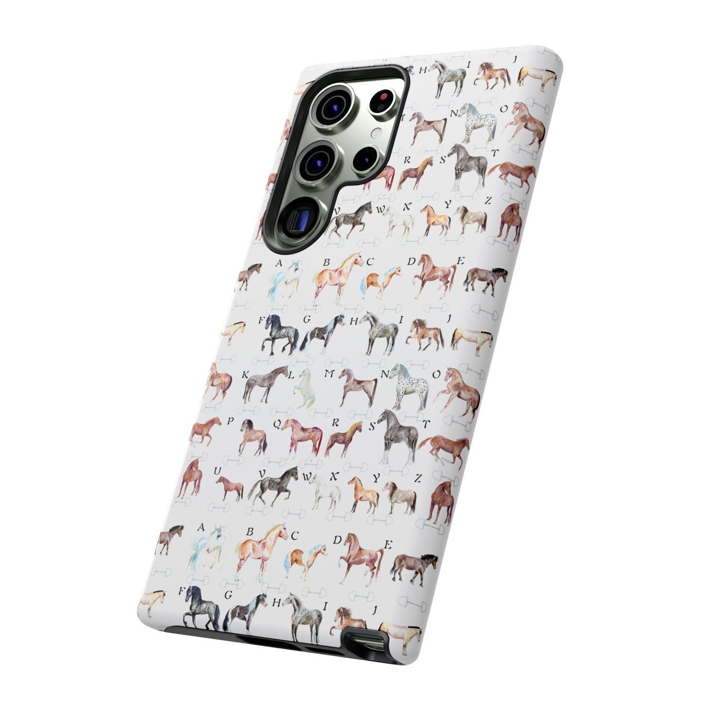 ABC Horse Breeds Tough Phone Case