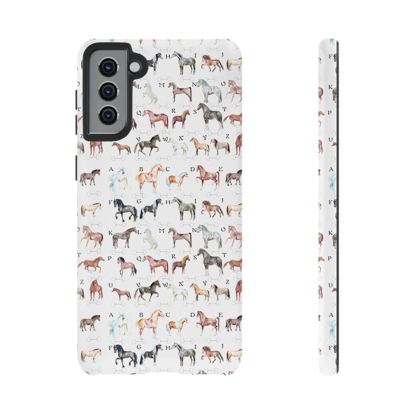 ABC Horse Breeds Tough Phone Case
