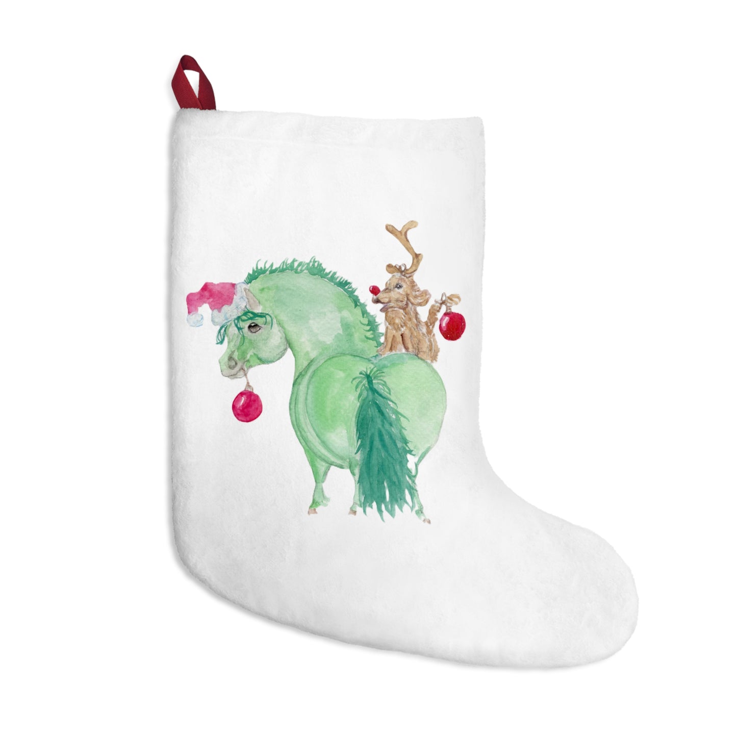 Adorable Grinch Pony Christmas Stockings
