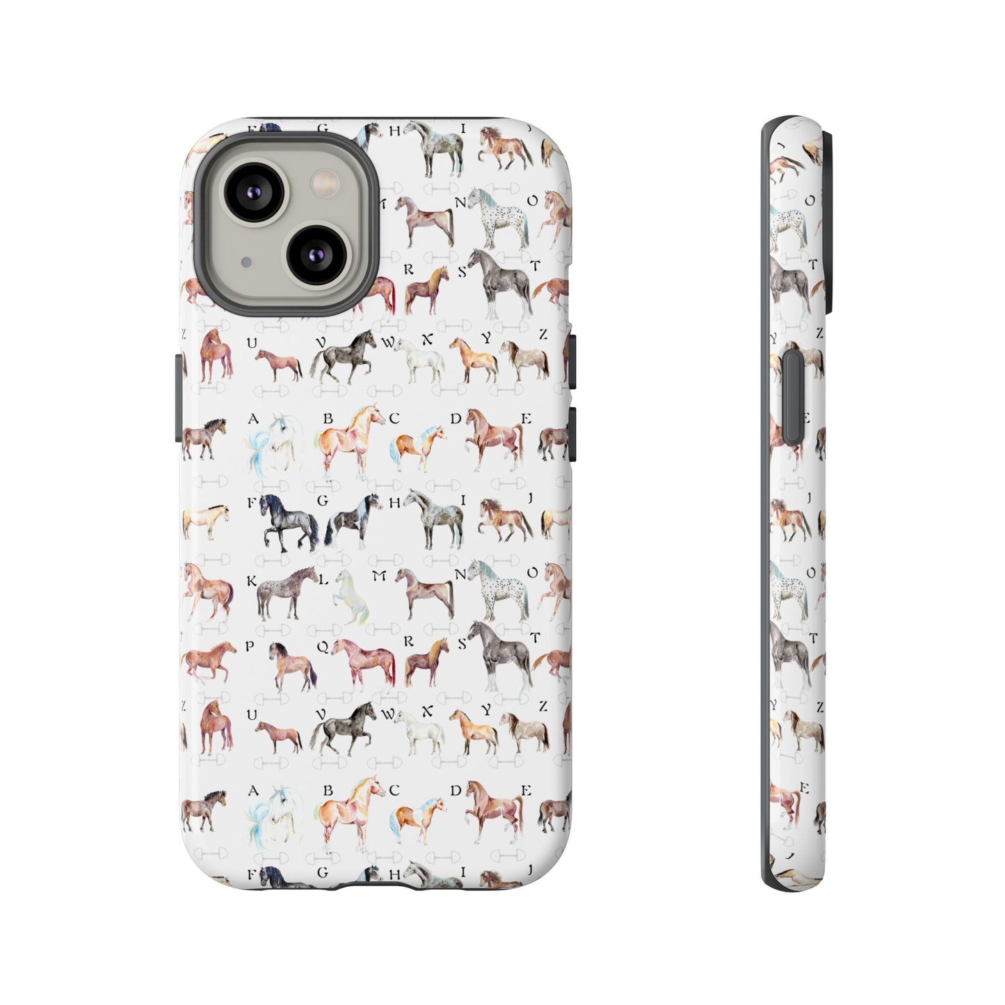 ABC Horse Breeds Tough Phone Case