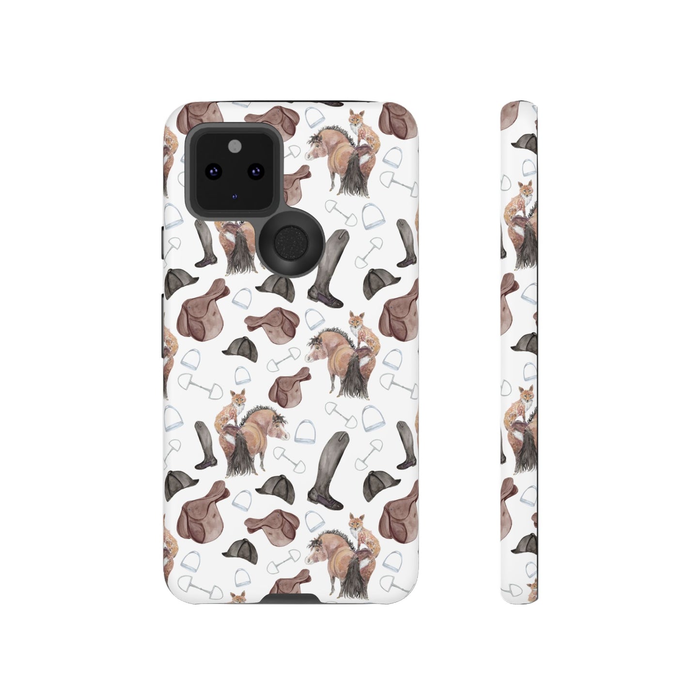 Adorable Little Pony and Fox Print Tough Phone Case