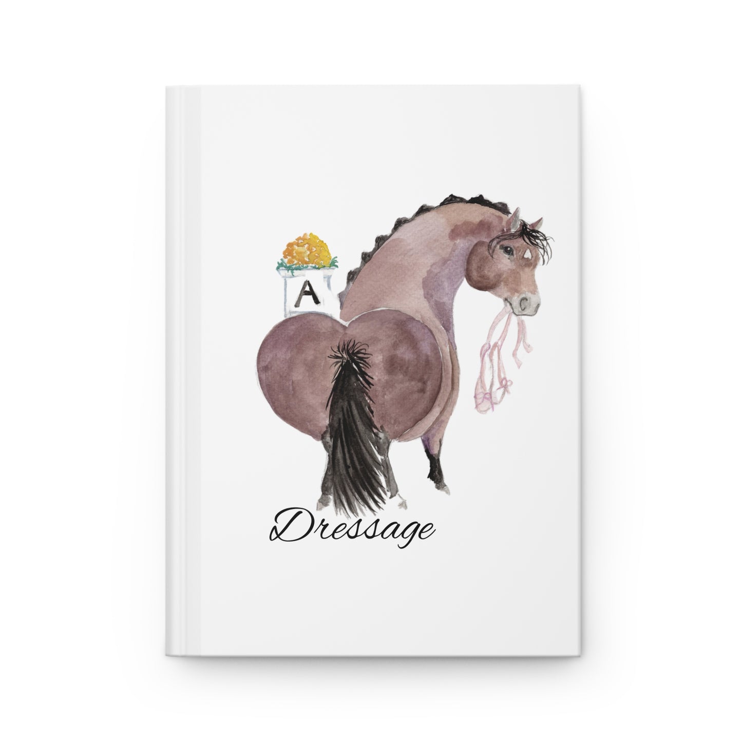 Hardcover Journal Matte -Adorable little Dressage