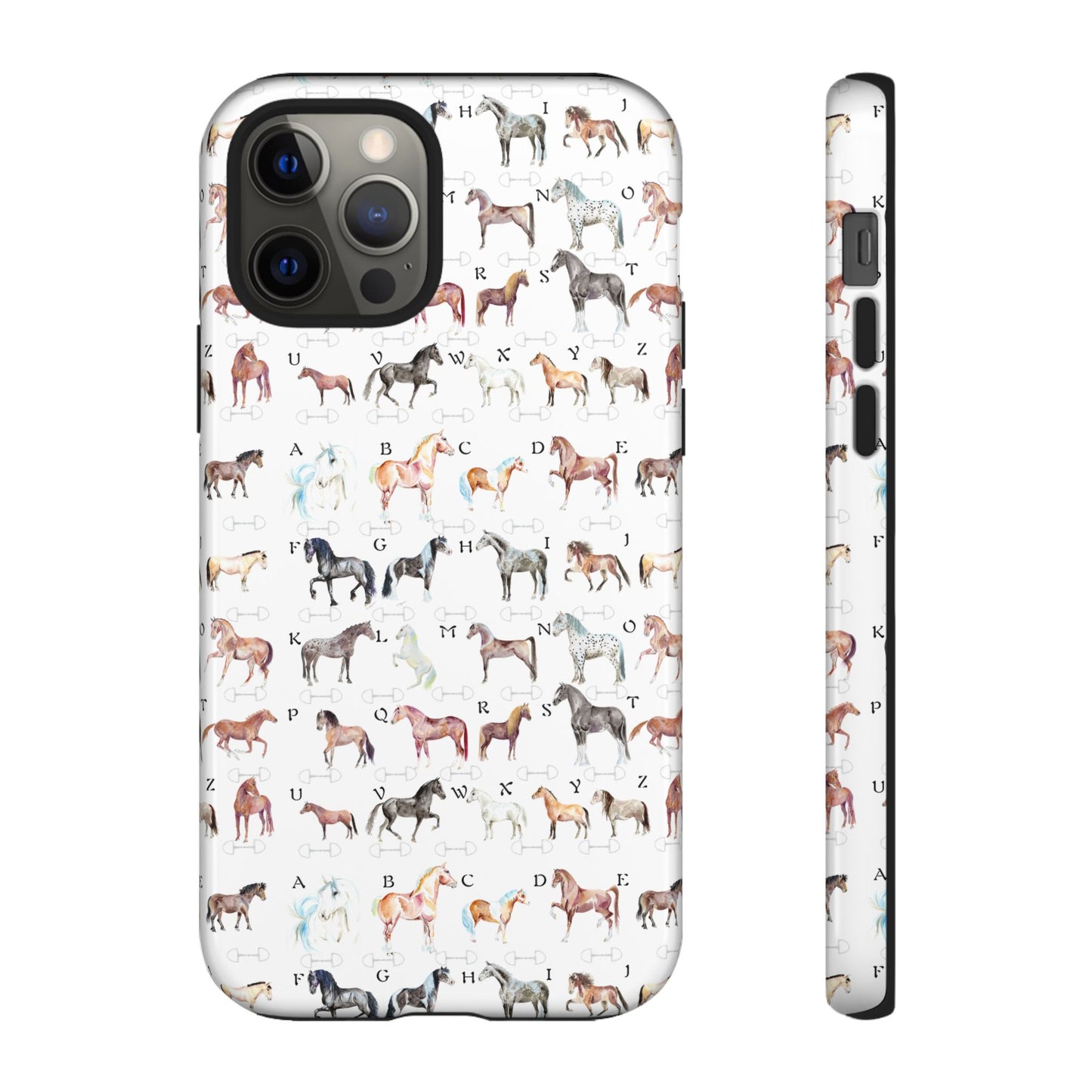 ABC Horse Breeds Tough Phone Case