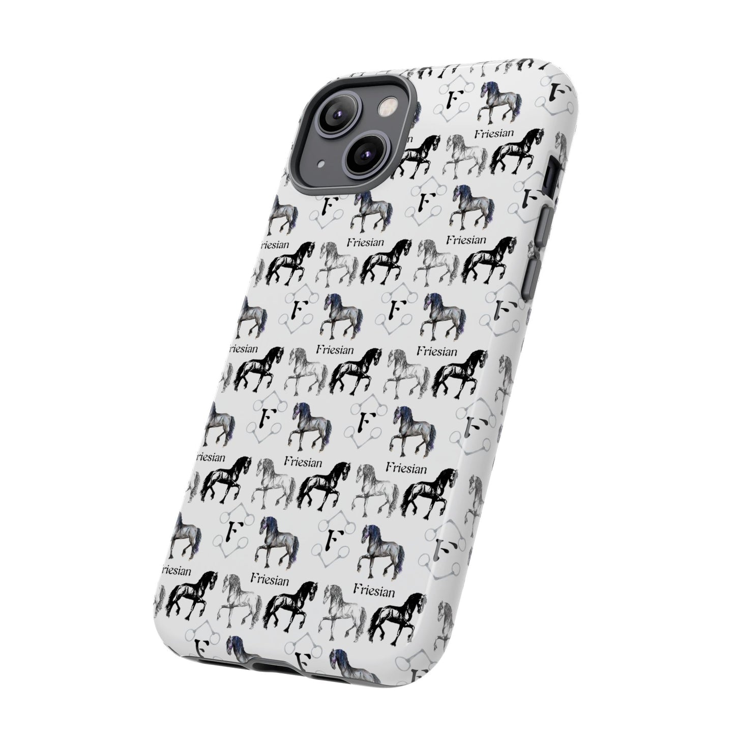 F is for Friesian Tough Phone Case
