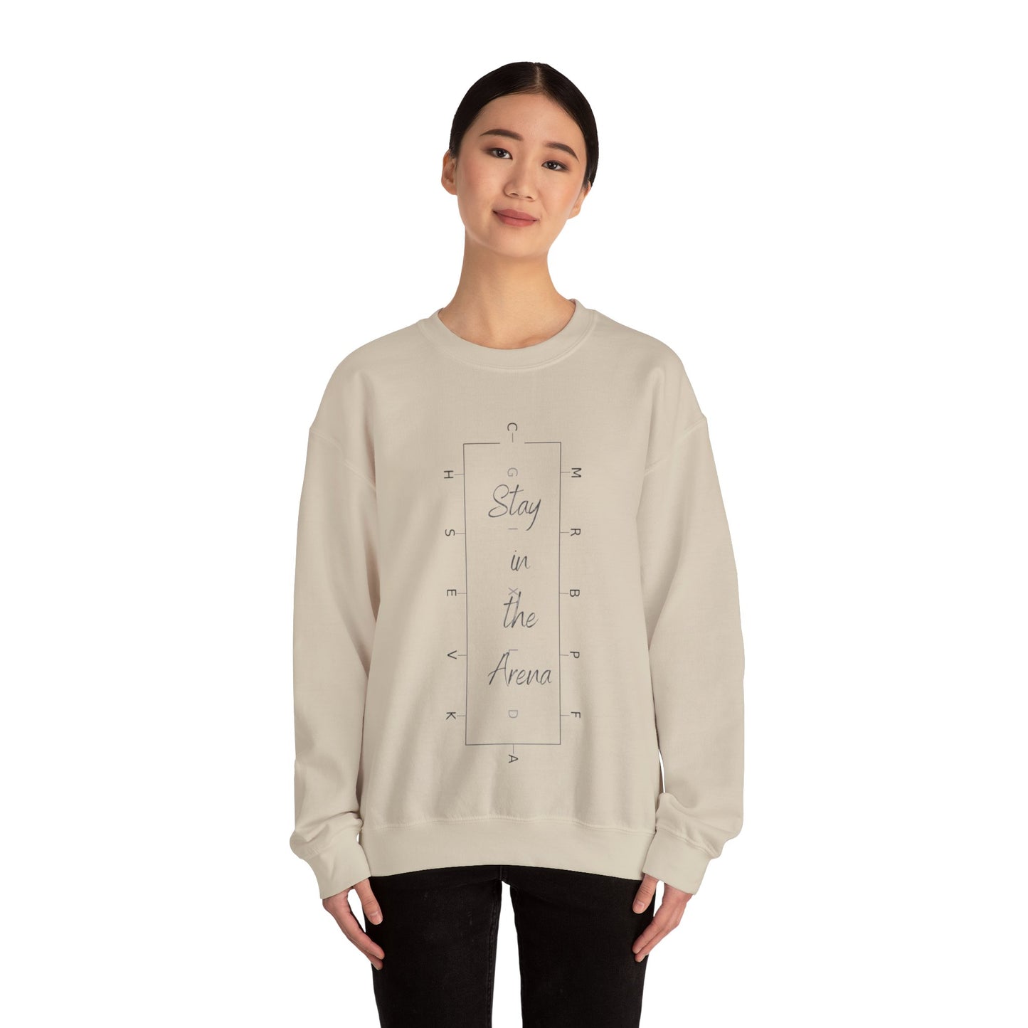 Stay in the Arena Crewneck Sweatshirt - SonaEquestrian