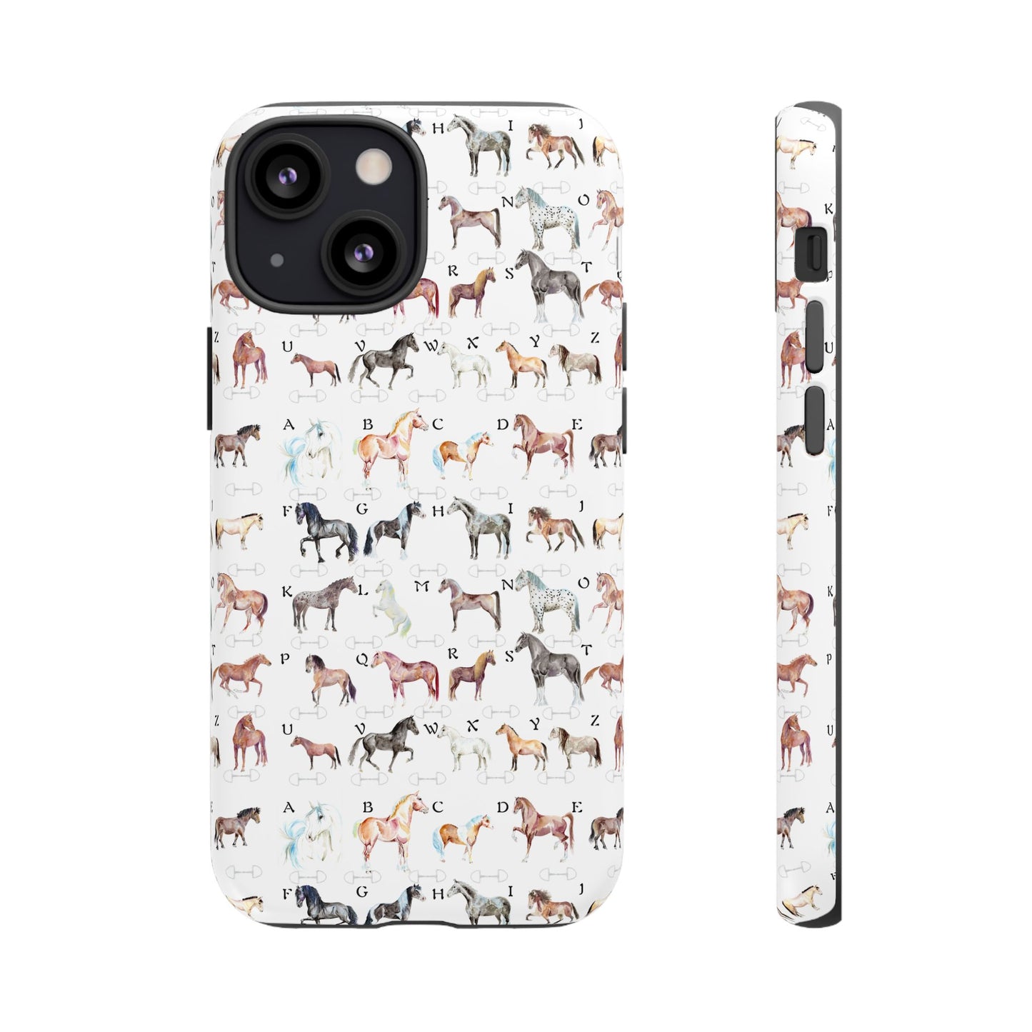ABC Horse Breeds Tough Phone Case