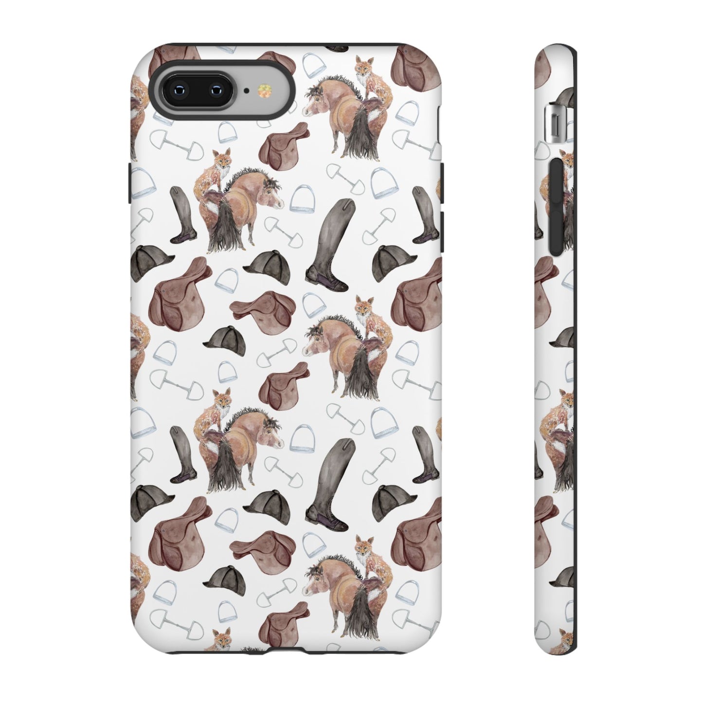 Adorable Little Pony and Fox Print Tough Phone Case