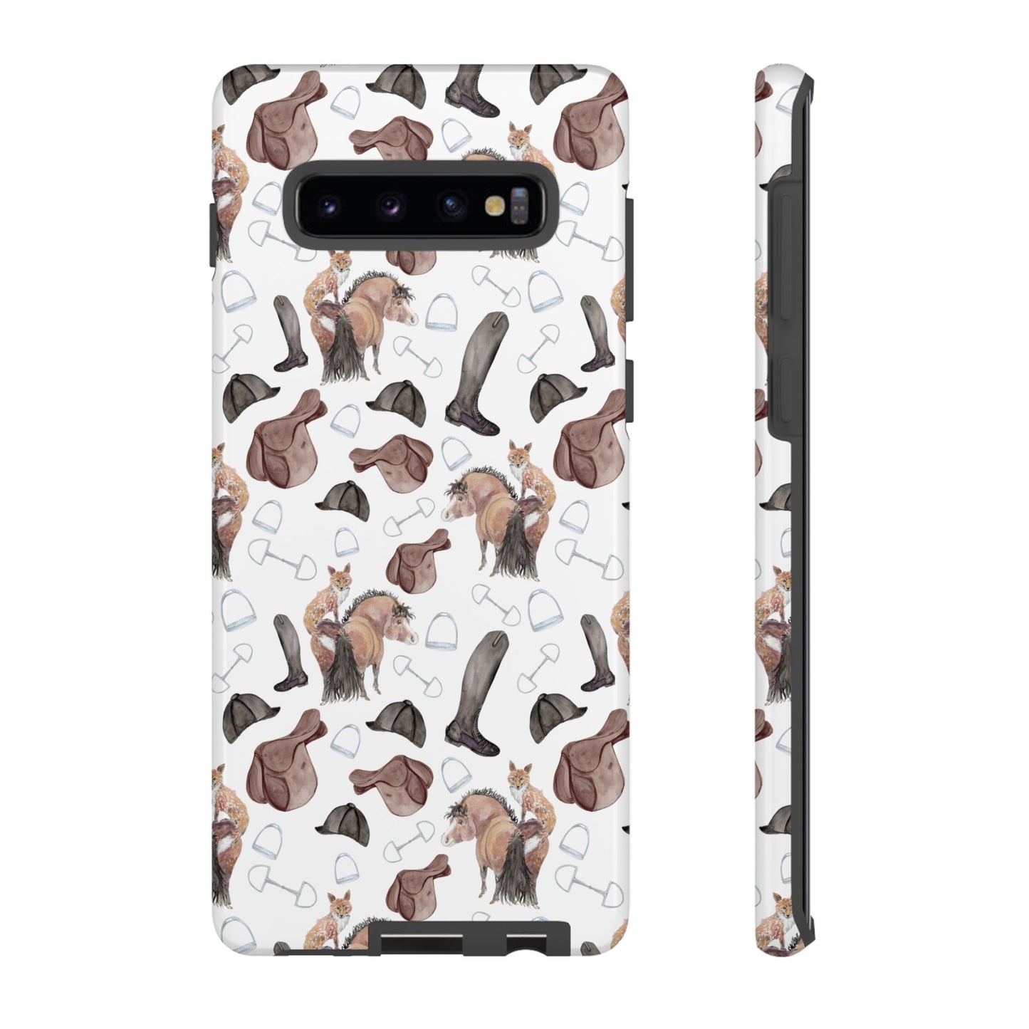 Adorable Little Pony and Fox Print Tough Phone Case