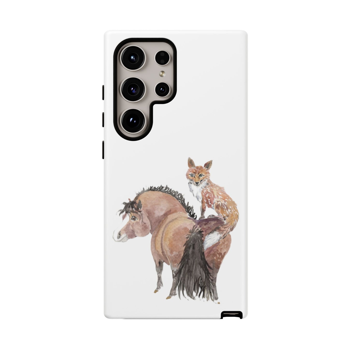 Adorable Little Pony and Fox Friend Tough Phone Case