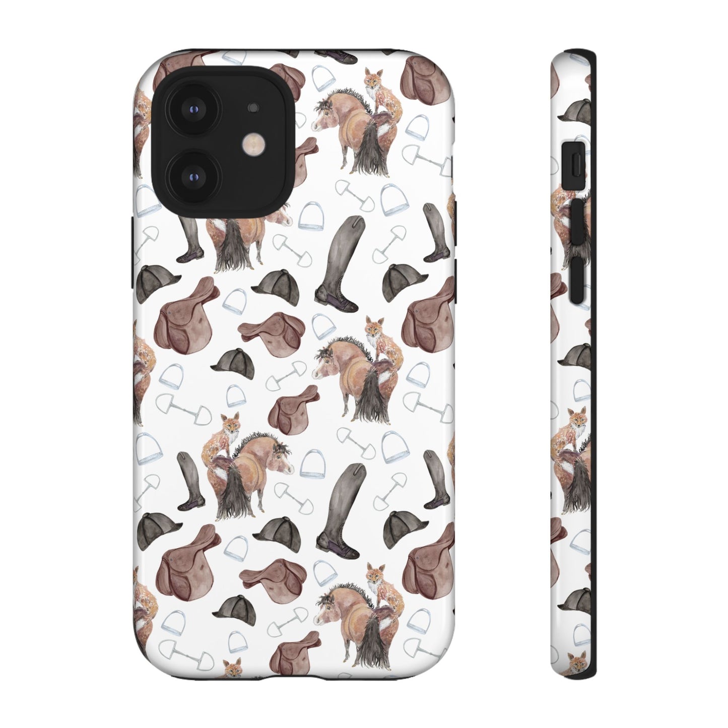 Adorable Little Pony and Fox Print Tough Phone Case