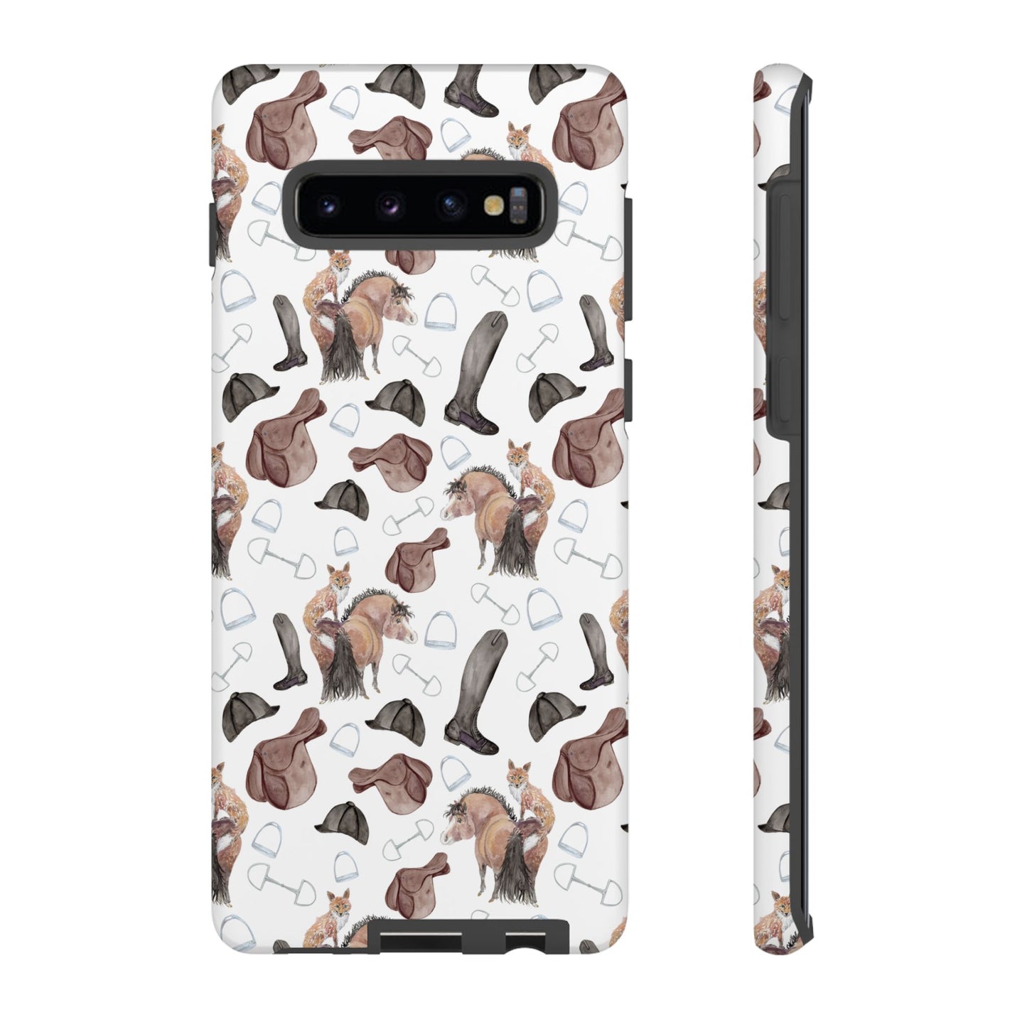 Adorable Little Pony and Fox Print Tough Phone Case