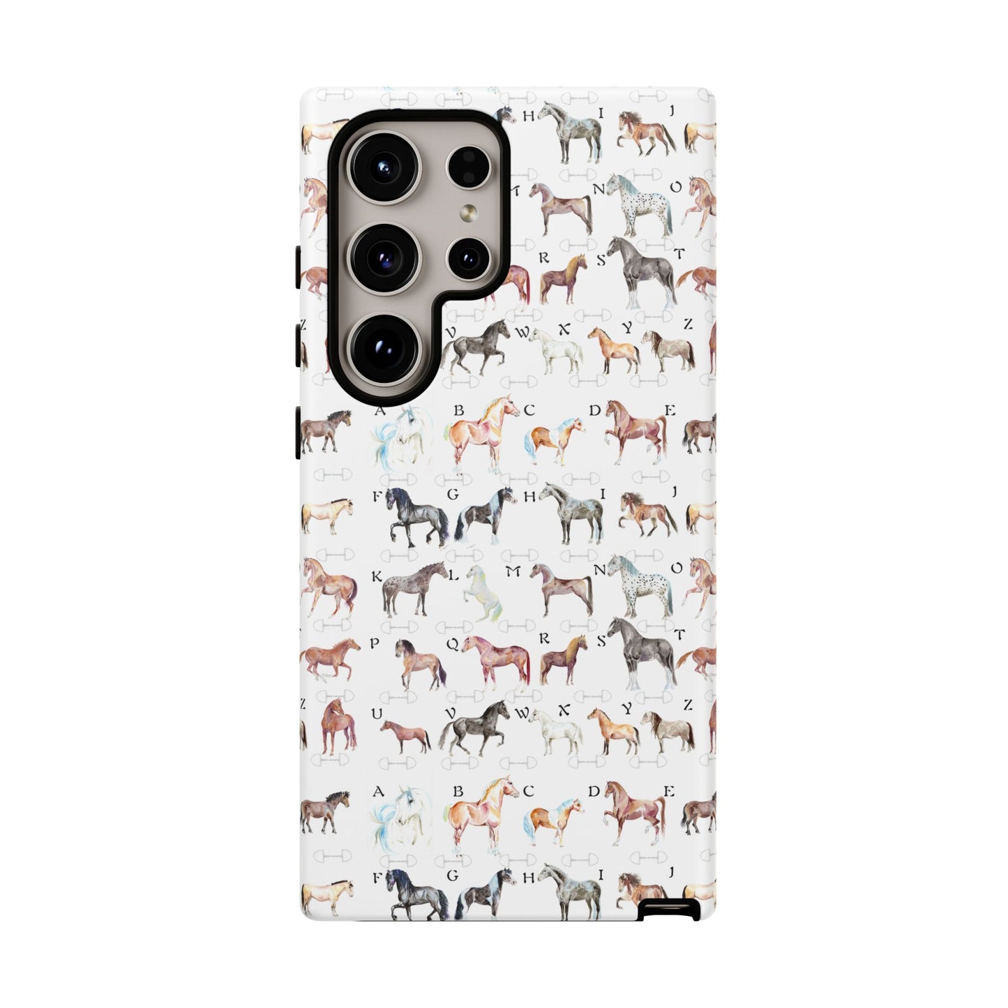 ABC Horse Breeds Tough Phone Case