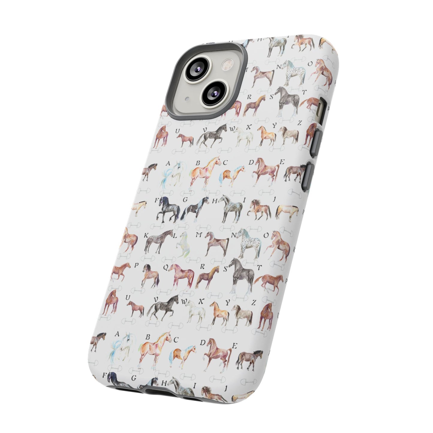 ABC Horse Breeds Tough Phone Case