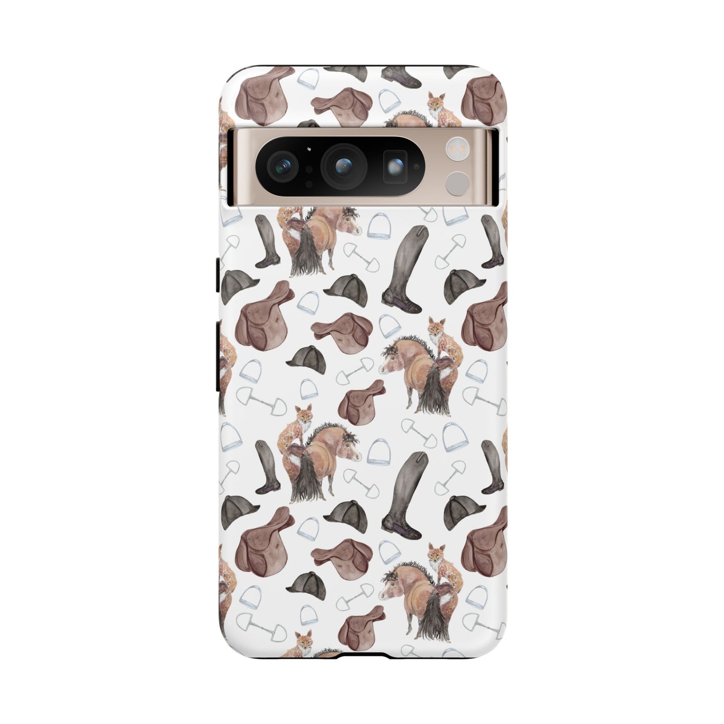 Adorable Little Pony and Fox Print Tough Phone Case
