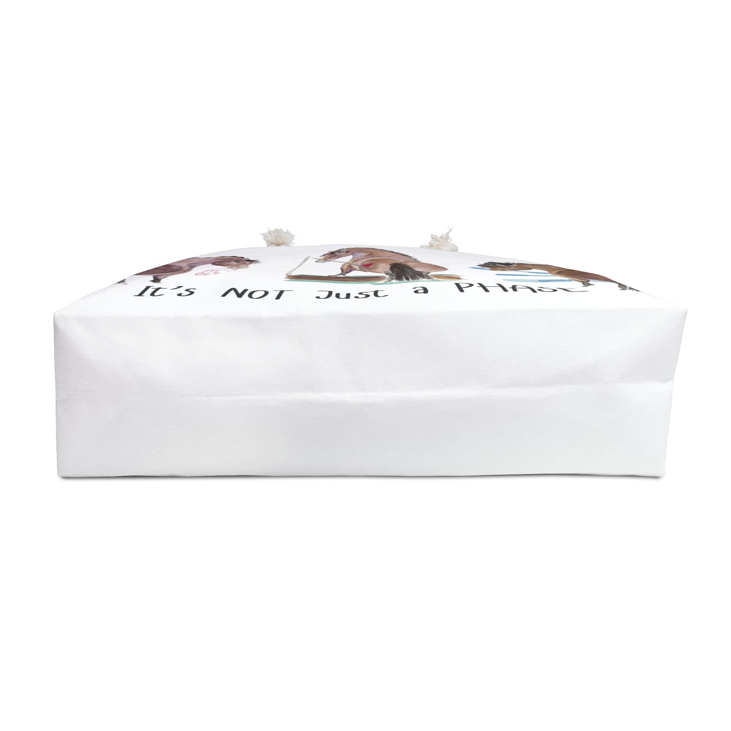 Equestrian Weekender Bag -Adorable "It's NOT Just a PHASE" - Stylish Travel Tote for Horse Lovers