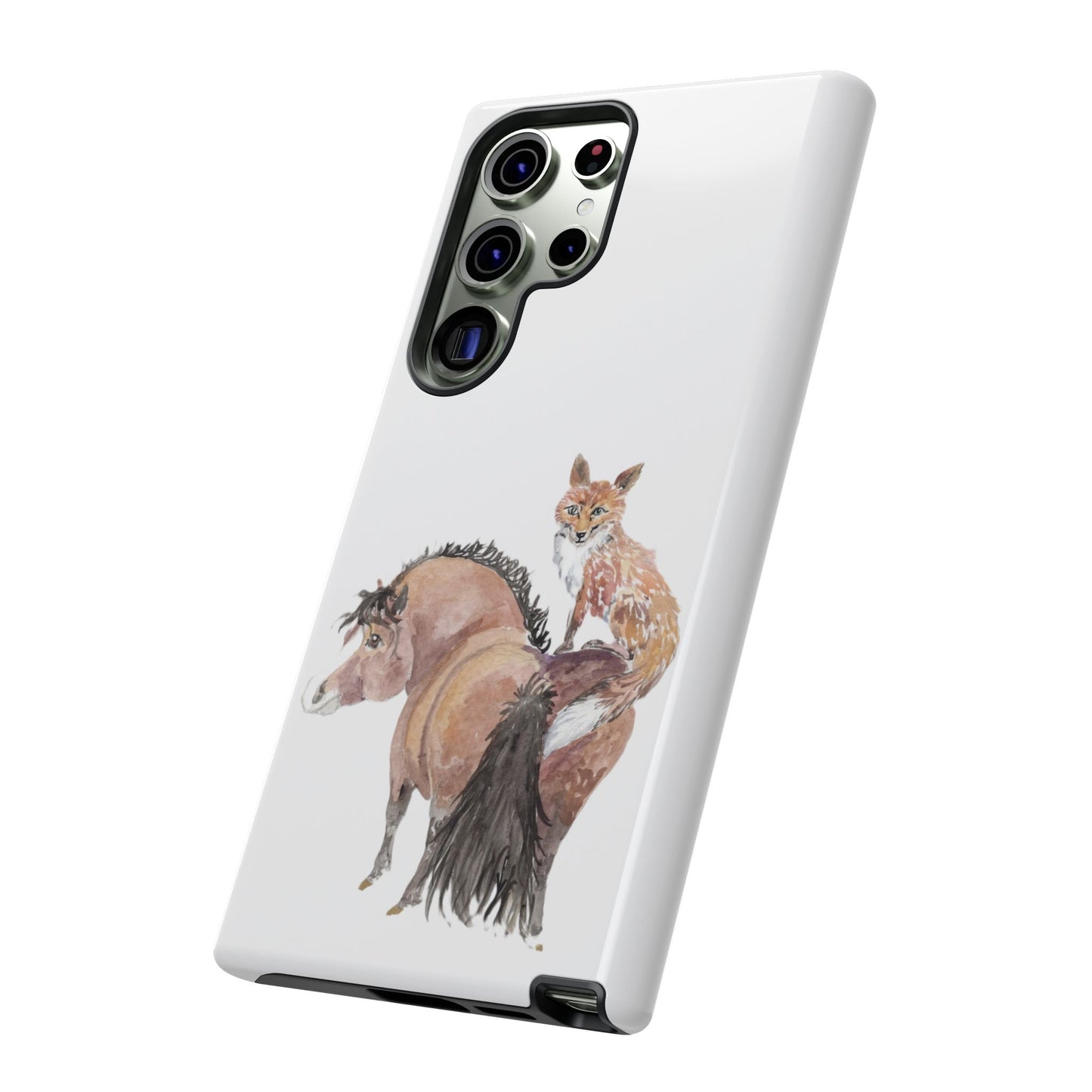 Adorable Little Pony and Fox Friend Tough Phone Case